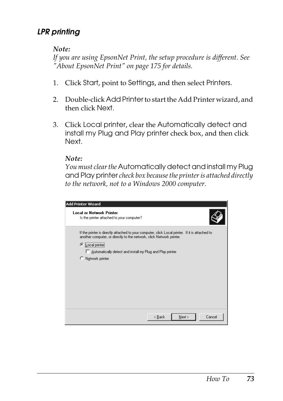 Epson COLOR Copy Station 8600 User Manual | Page 73 / 242