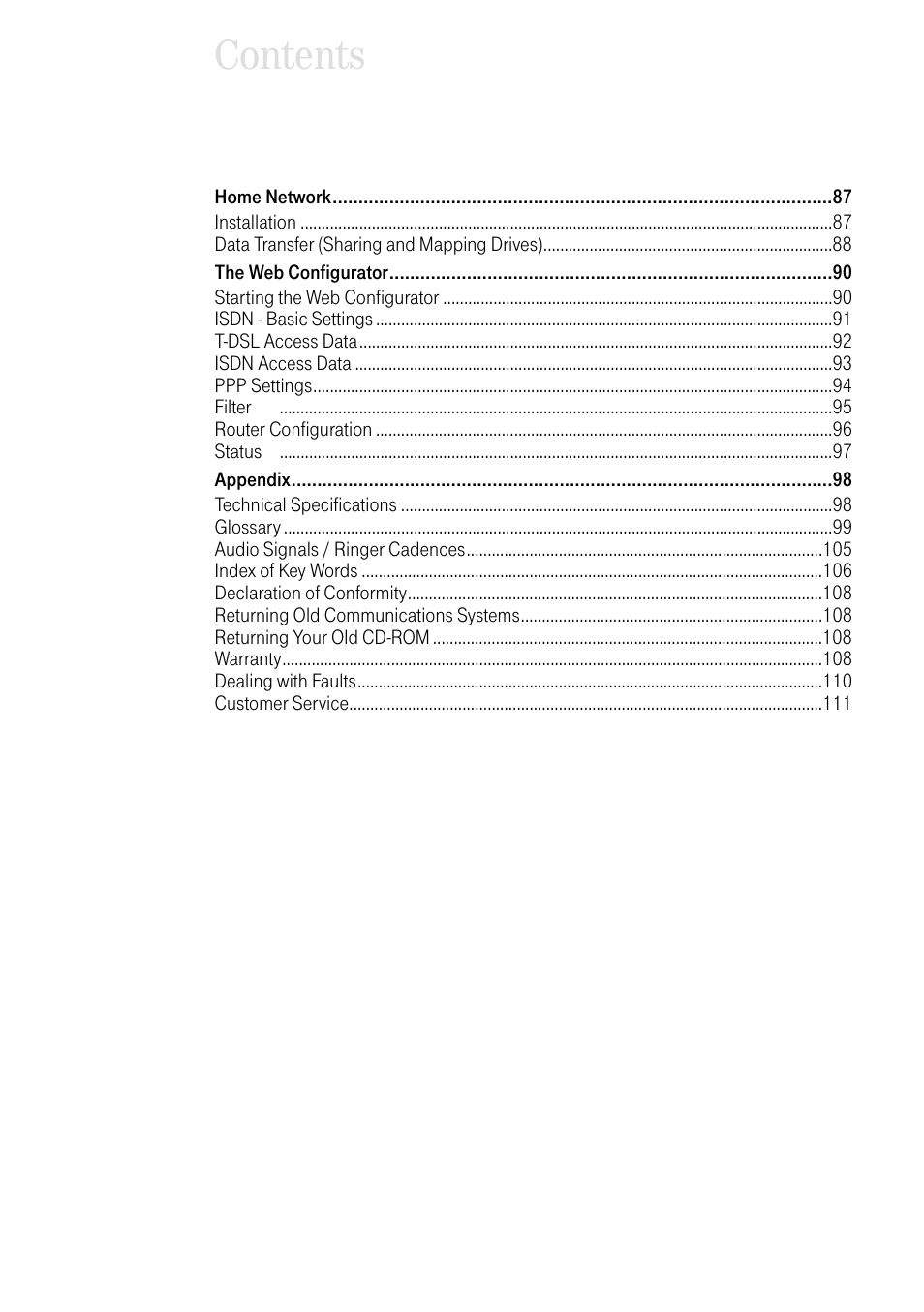 Deutsche Telekom 704PC User Manual | Page 8 / 120