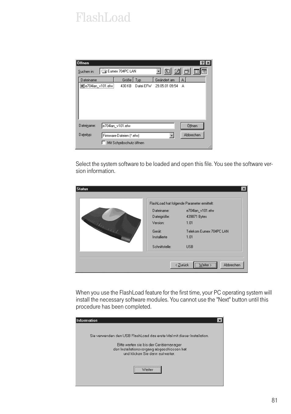 Flashload | Deutsche Telekom 704PC User Manual | Page 89 / 120