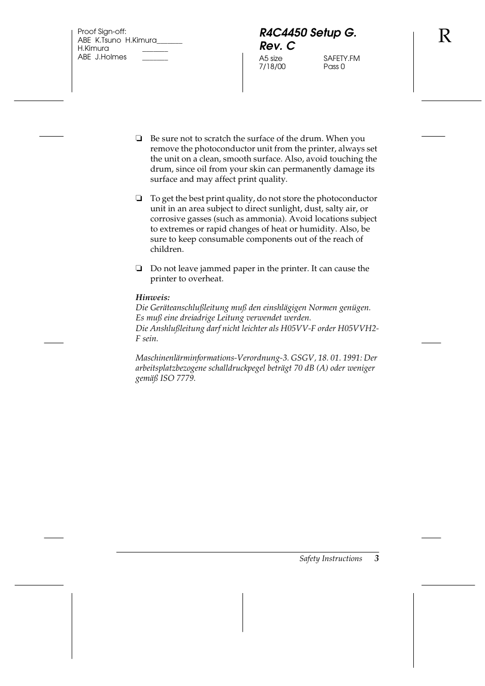 Epson EPL-C8200 User Manual | Page 11 / 90