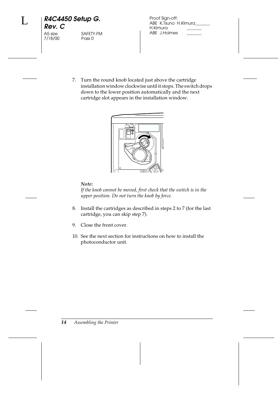 Epson EPL-C8200 User Manual | Page 22 / 90