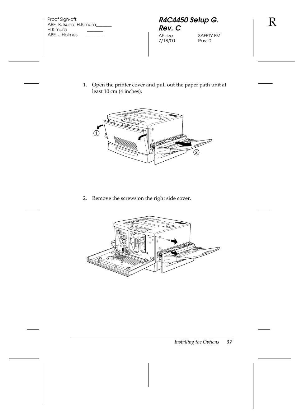 Epson EPL-C8200 User Manual | Page 45 / 90