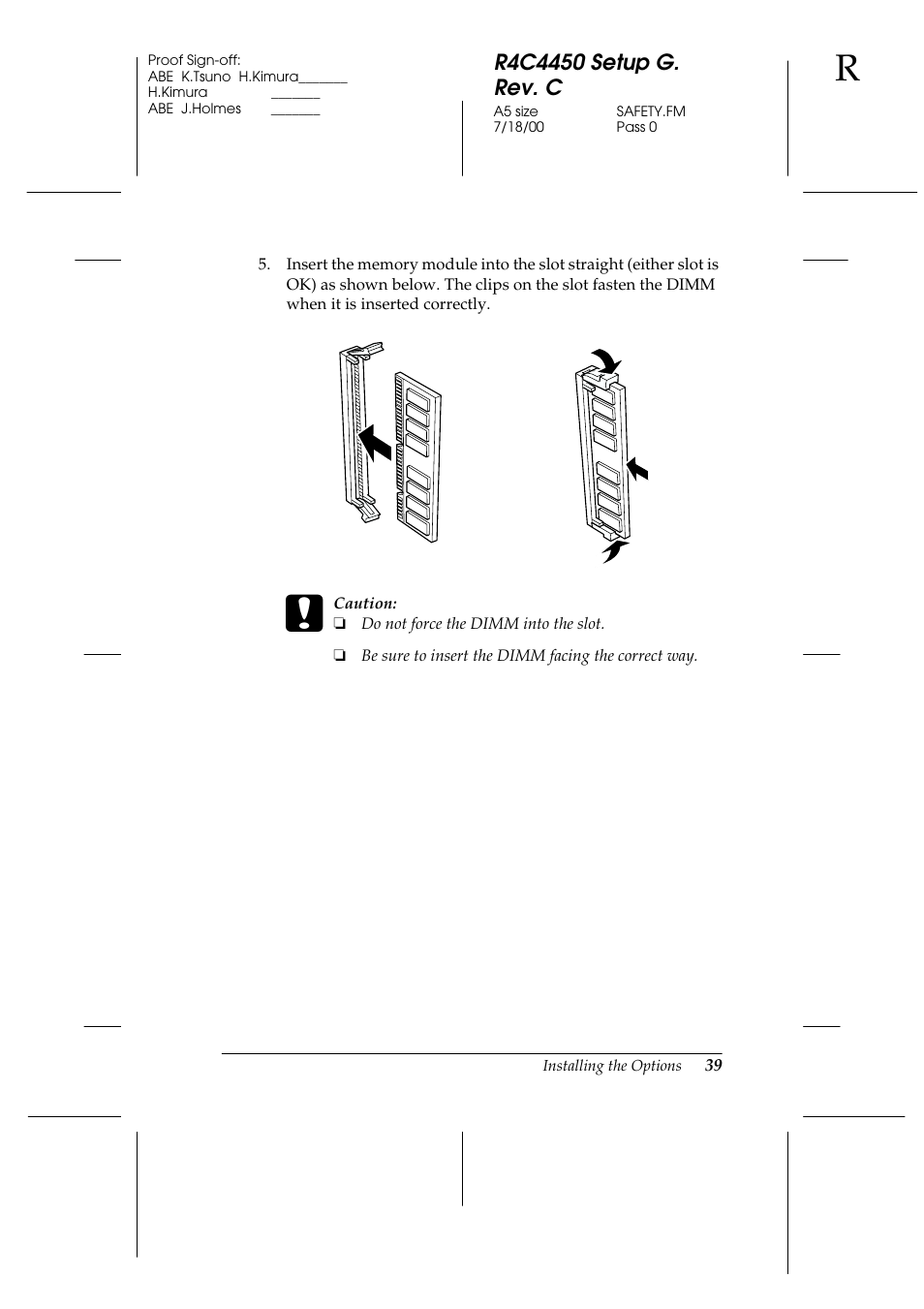 Epson EPL-C8200 User Manual | Page 47 / 90