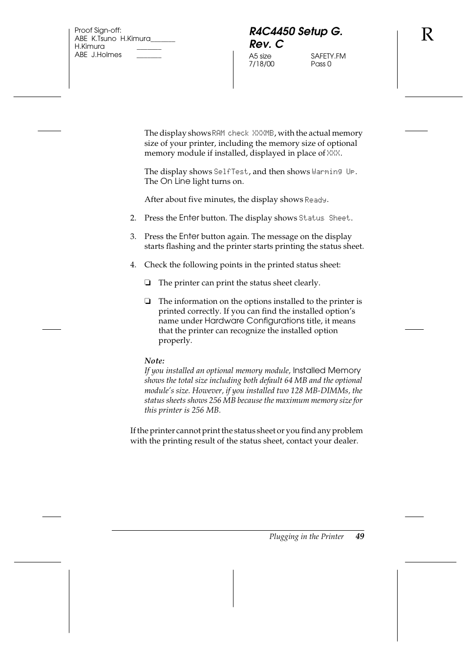 Epson EPL-C8200 User Manual | Page 57 / 90