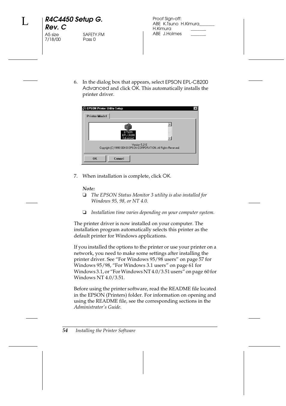 Epson EPL-C8200 User Manual | Page 62 / 90