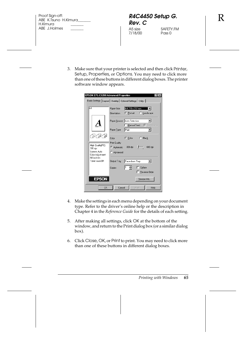 Epson EPL-C8200 User Manual | Page 73 / 90