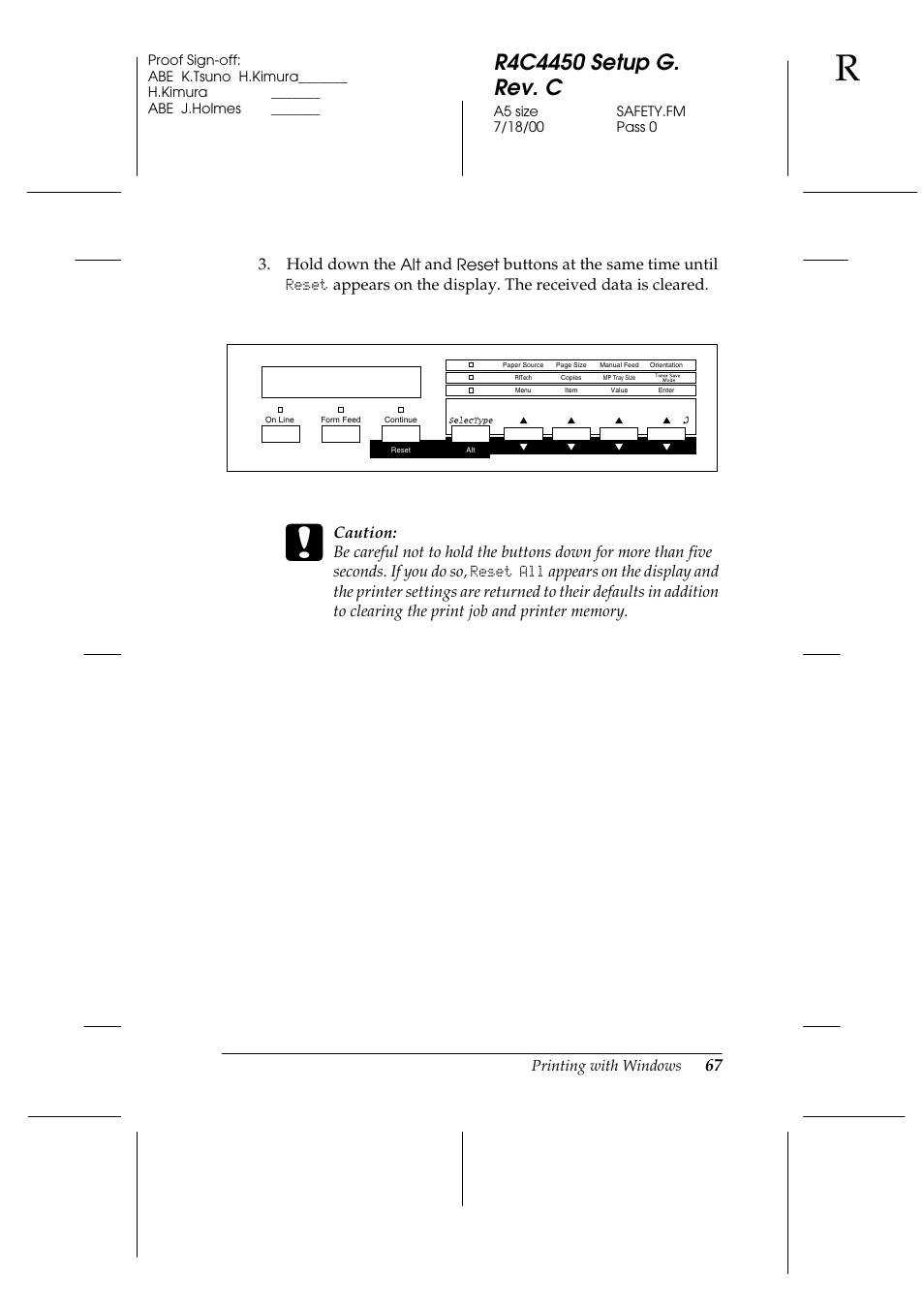 Printing with windows | Epson EPL-C8200 User Manual | Page 75 / 90