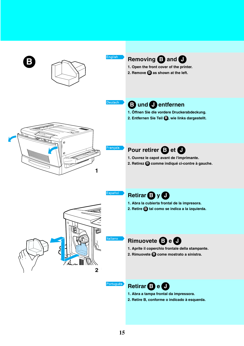 Epson EPL-C8200 User Manual | Page 15 / 24