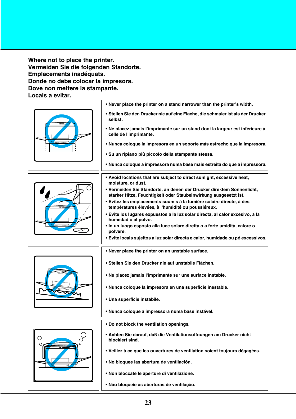 Epson EPL-C8200 User Manual | Page 23 / 24
