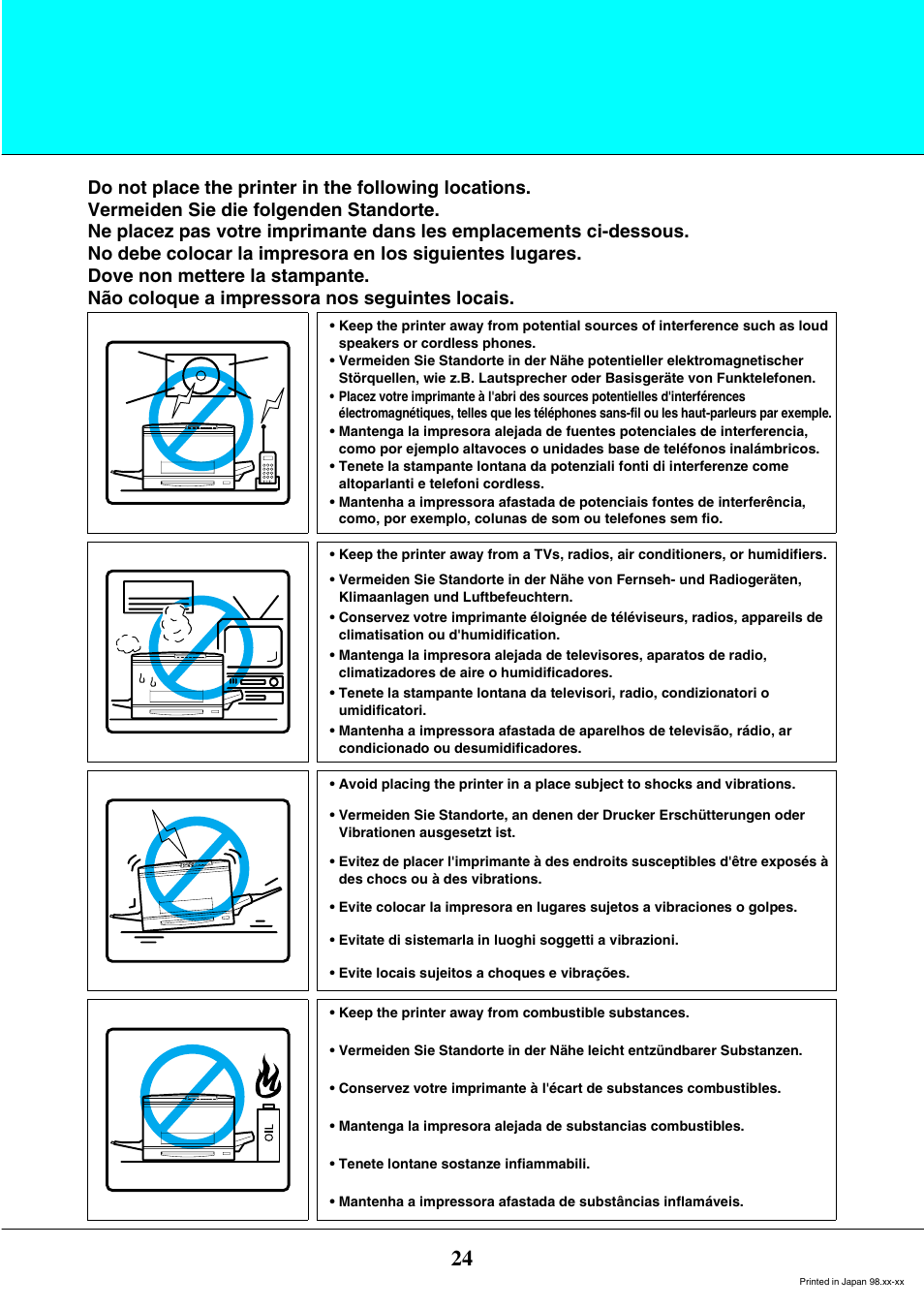 Epson EPL-C8200 User Manual | Page 24 / 24