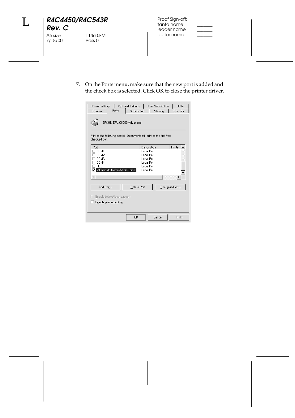 Epson EPL-C8200 User Manual | Page 6 / 6