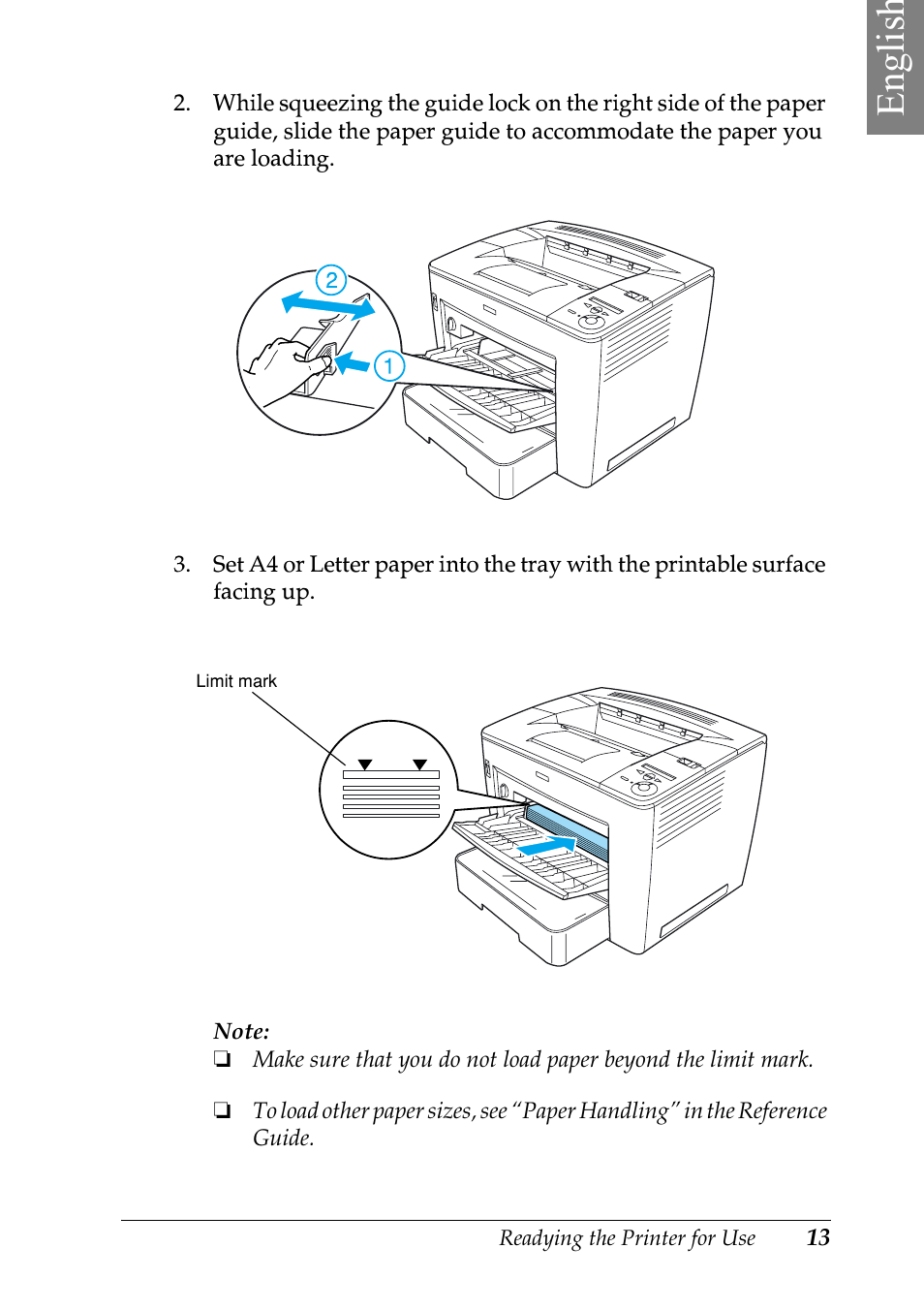 Englis h | Epson EPL-N7000 User Manual | Page 17 / 50