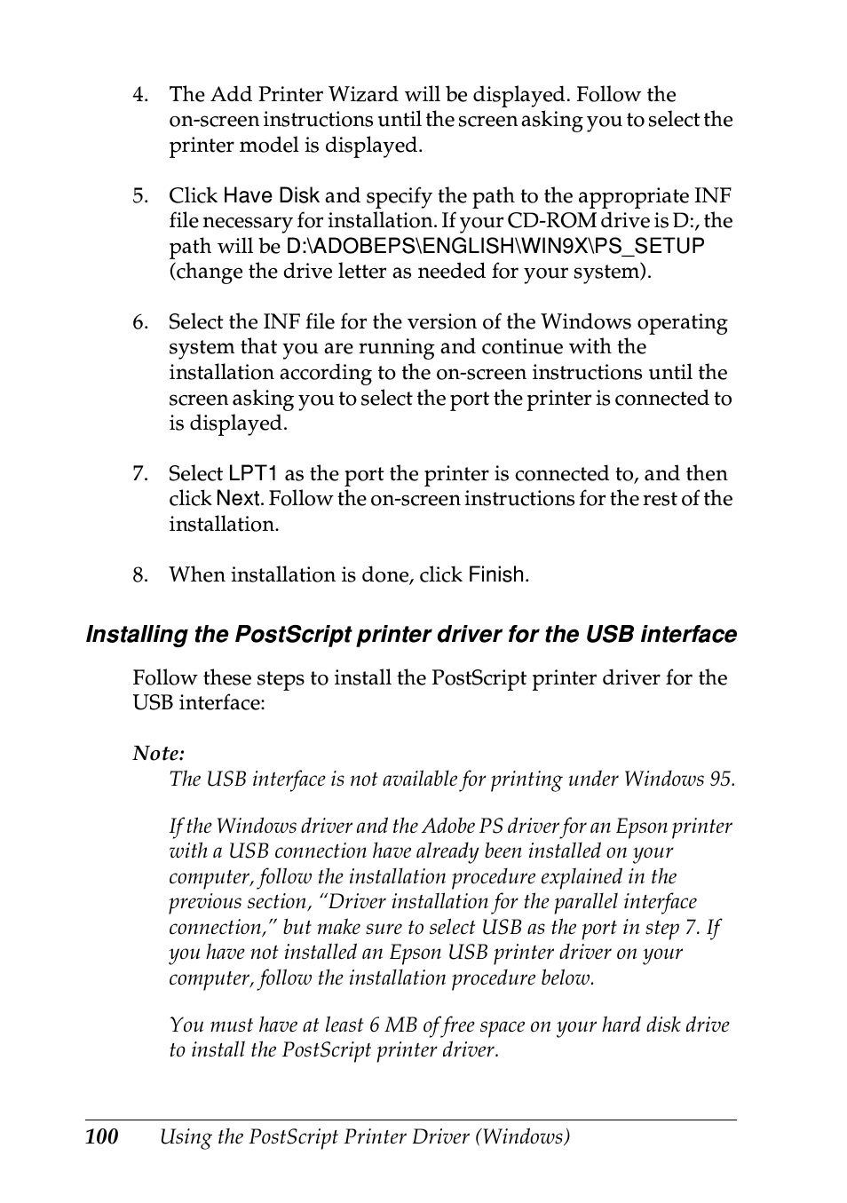 Epson EPL-N7000 User Manual | Page 111 / 496