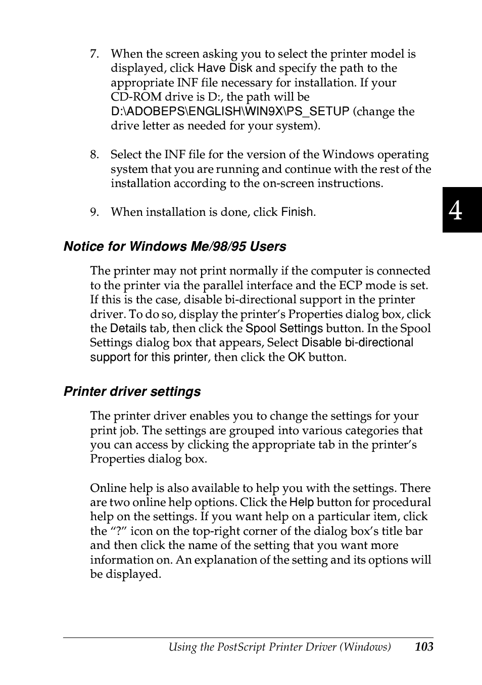 Epson EPL-N7000 User Manual | Page 114 / 496