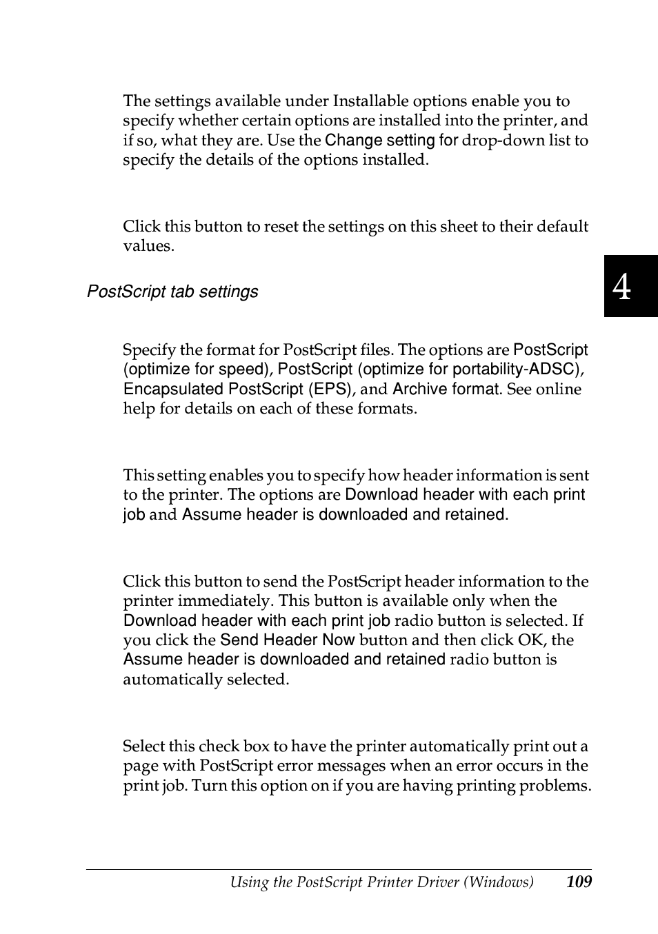 Epson EPL-N7000 User Manual | Page 120 / 496
