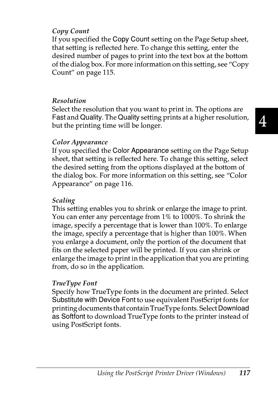 Epson EPL-N7000 User Manual | Page 128 / 496