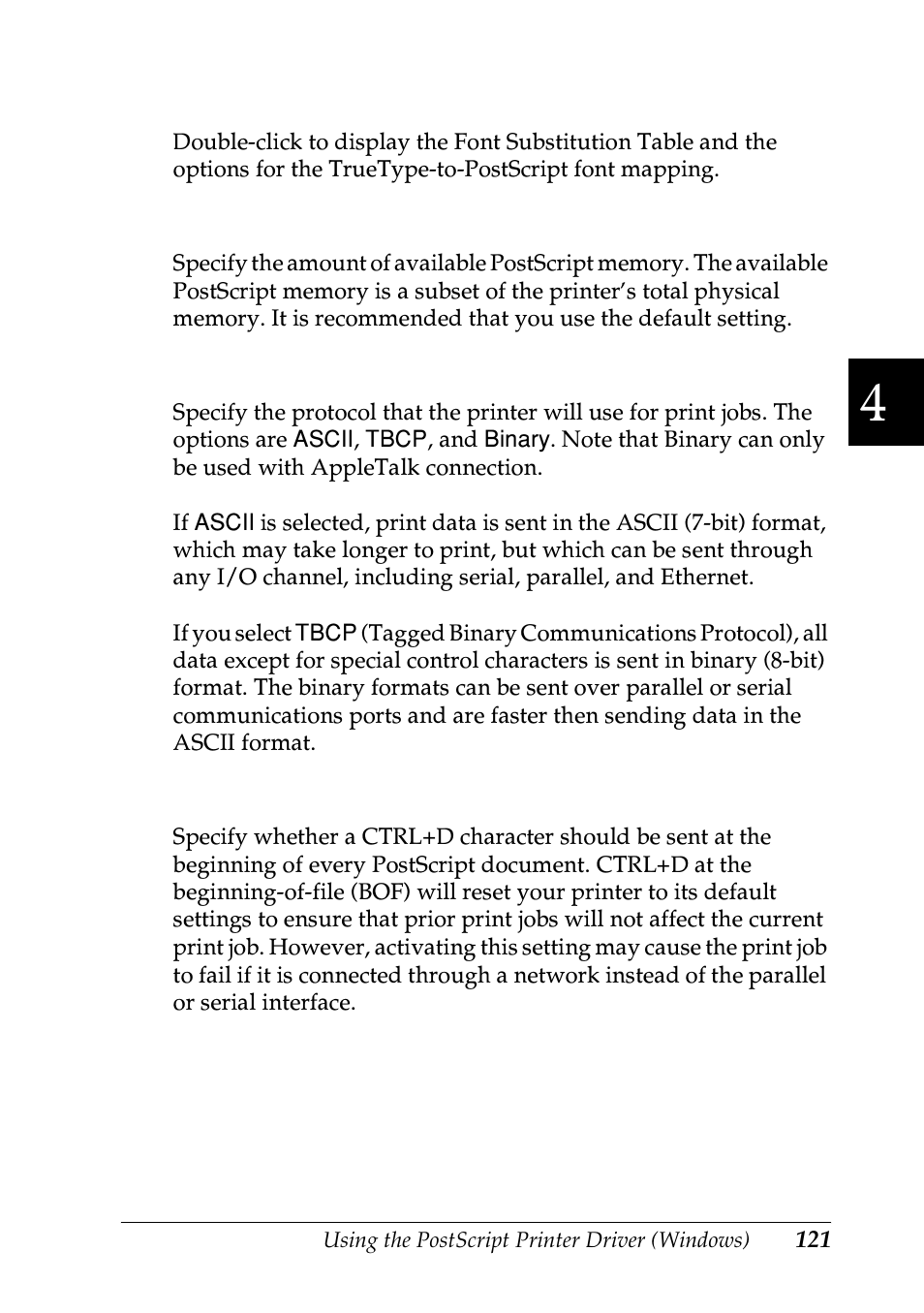 Epson EPL-N7000 User Manual | Page 132 / 496
