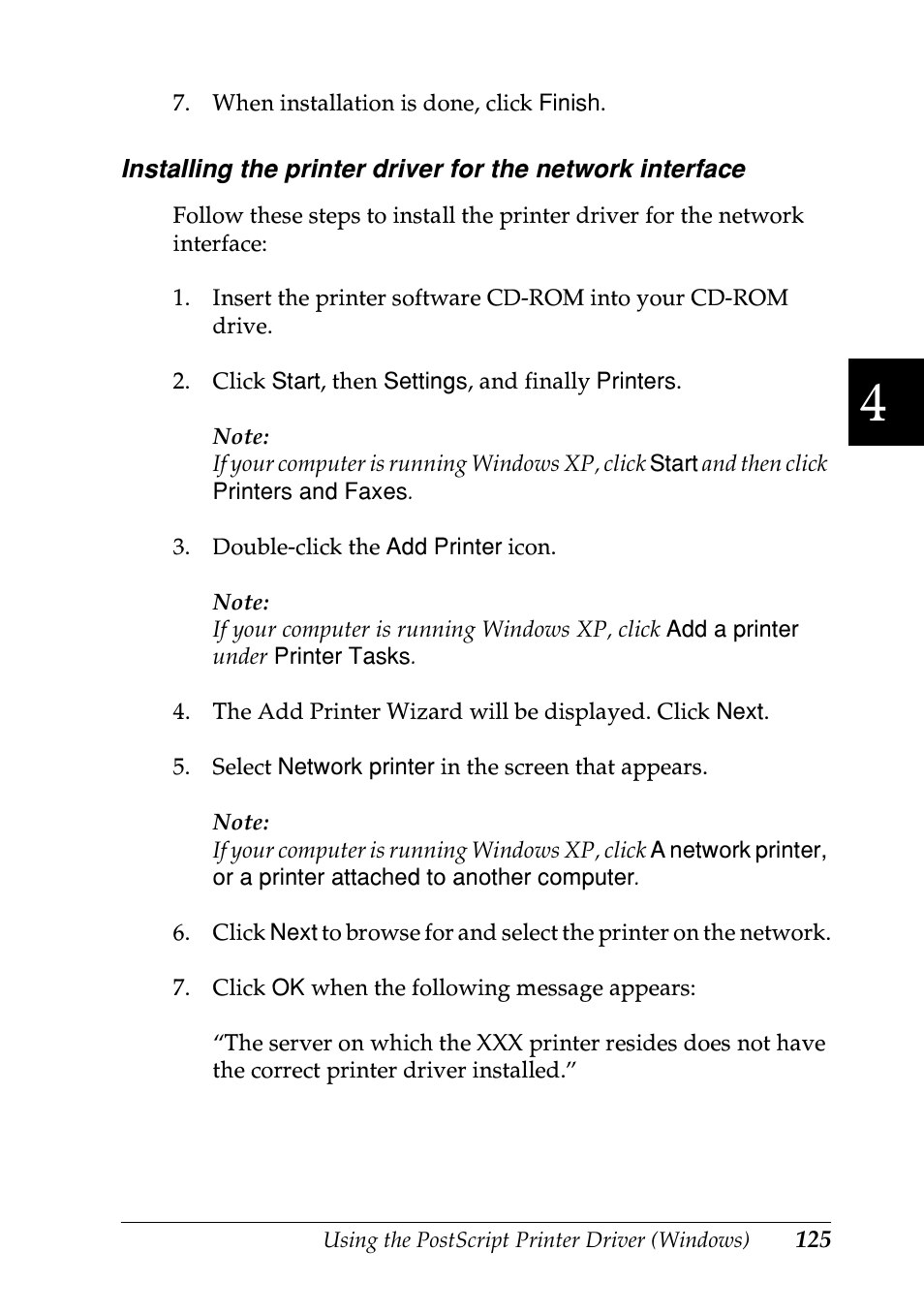 Epson EPL-N7000 User Manual | Page 136 / 496