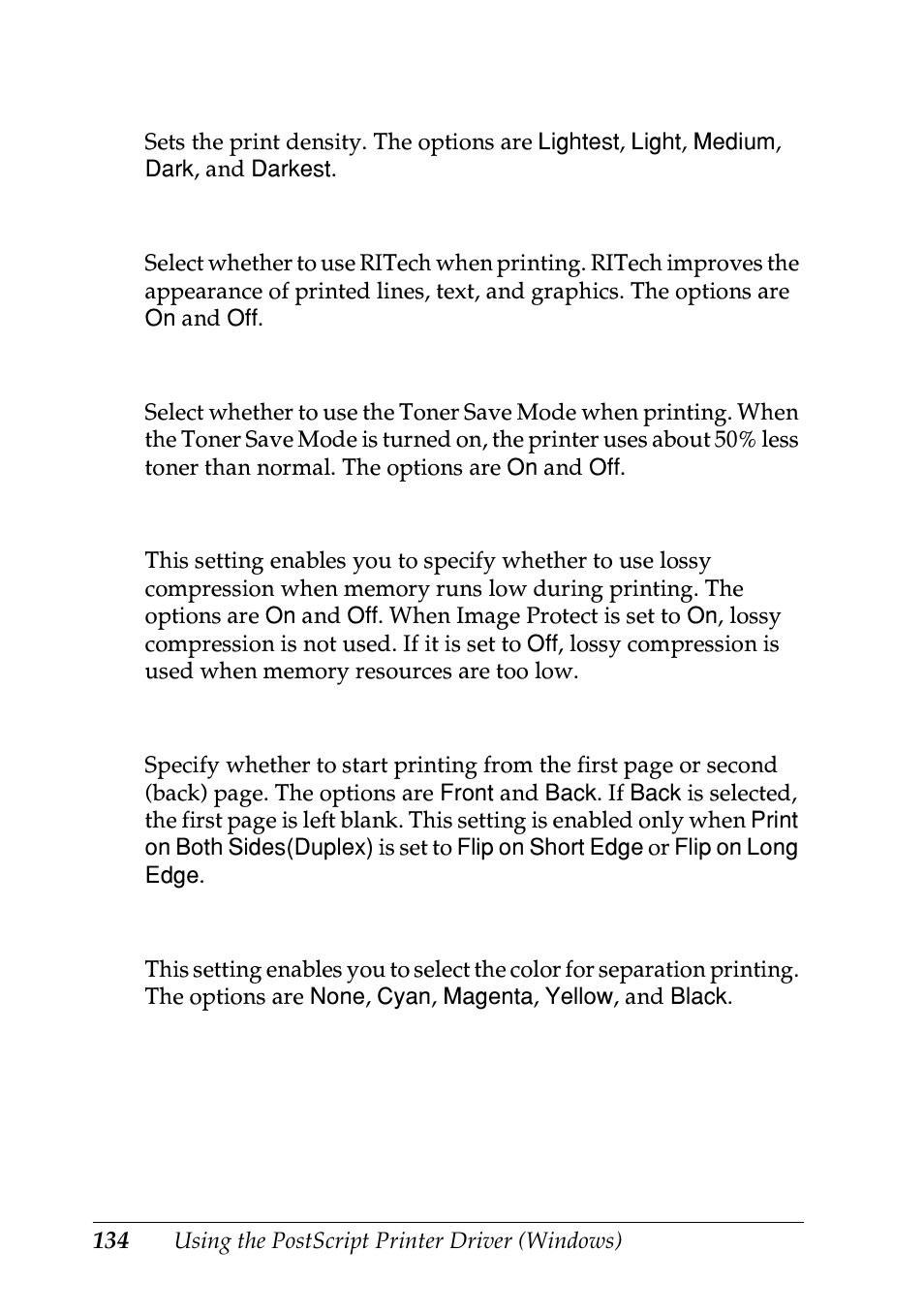 Epson EPL-N7000 User Manual | Page 145 / 496