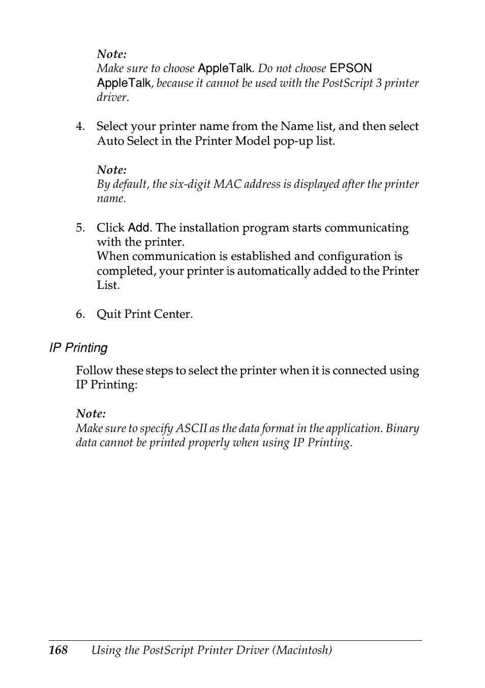 Epson EPL-N7000 User Manual | Page 179 / 496