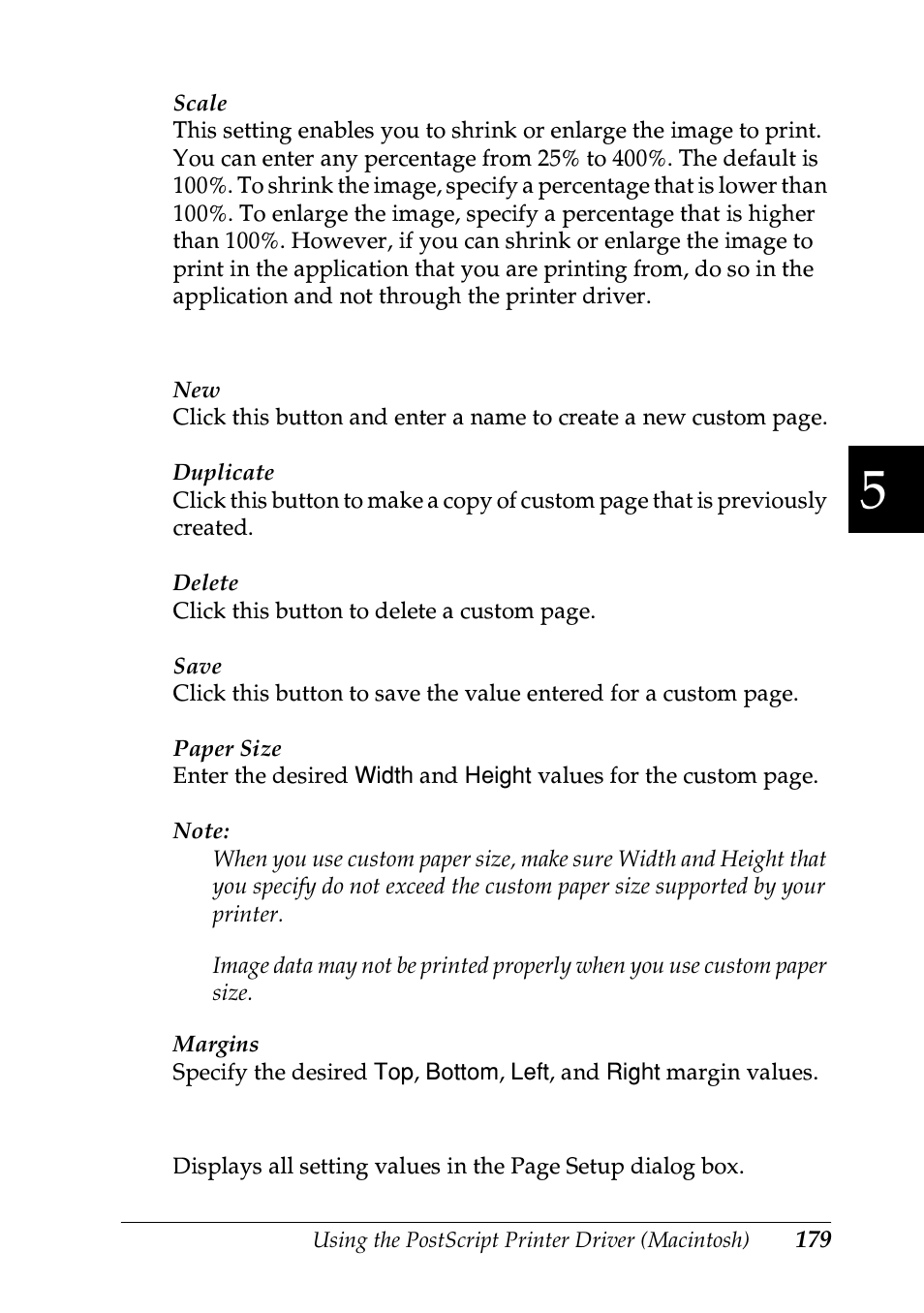 Epson EPL-N7000 User Manual | Page 190 / 496