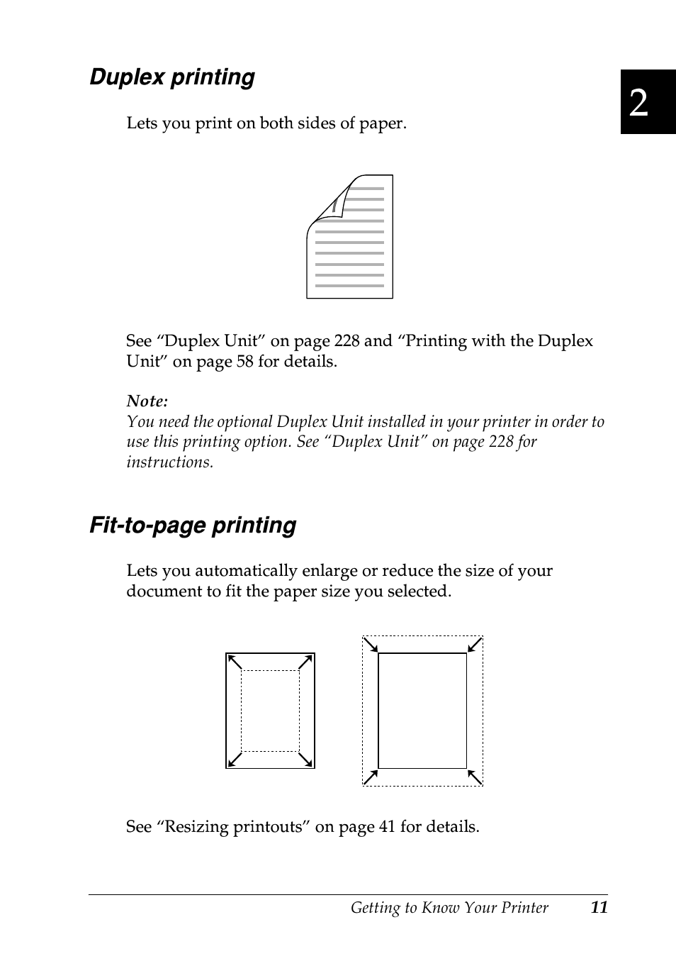 Duplex printing | Epson EPL-N7000 User Manual | Page 22 / 496