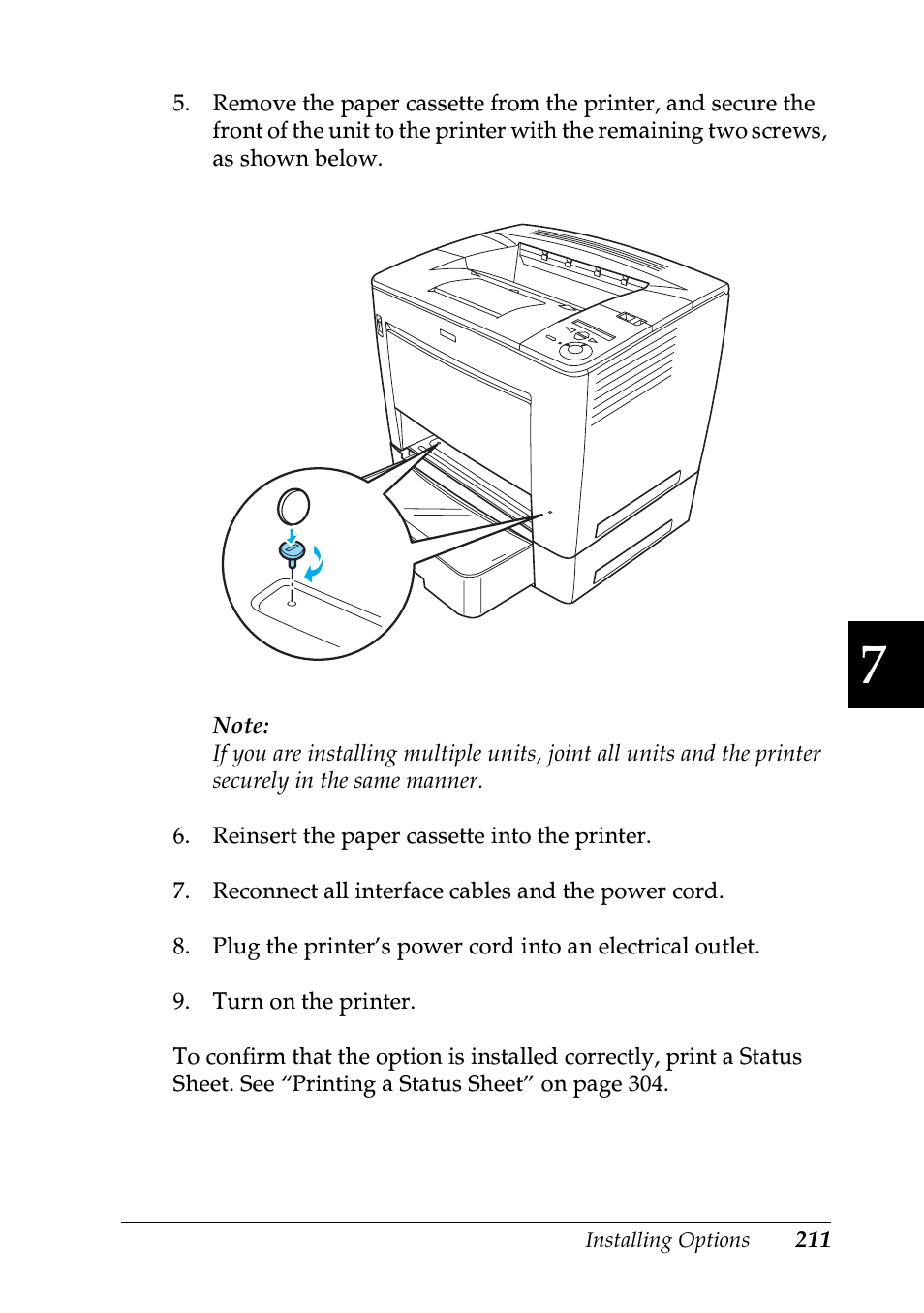 Epson EPL-N7000 User Manual | Page 222 / 496