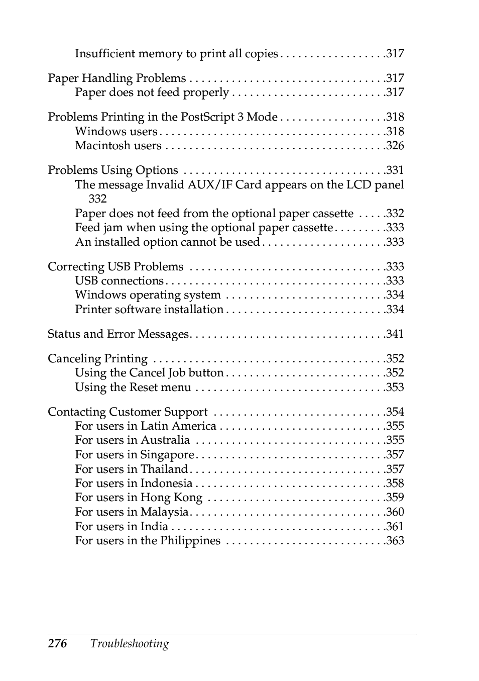 Epson EPL-N7000 User Manual | Page 287 / 496