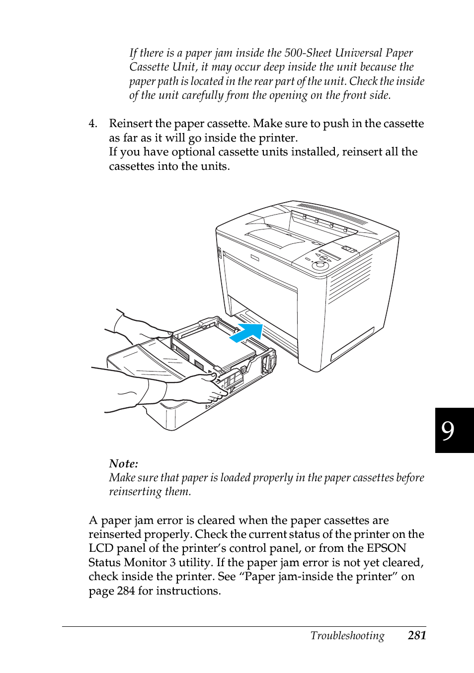 Epson EPL-N7000 User Manual | Page 292 / 496