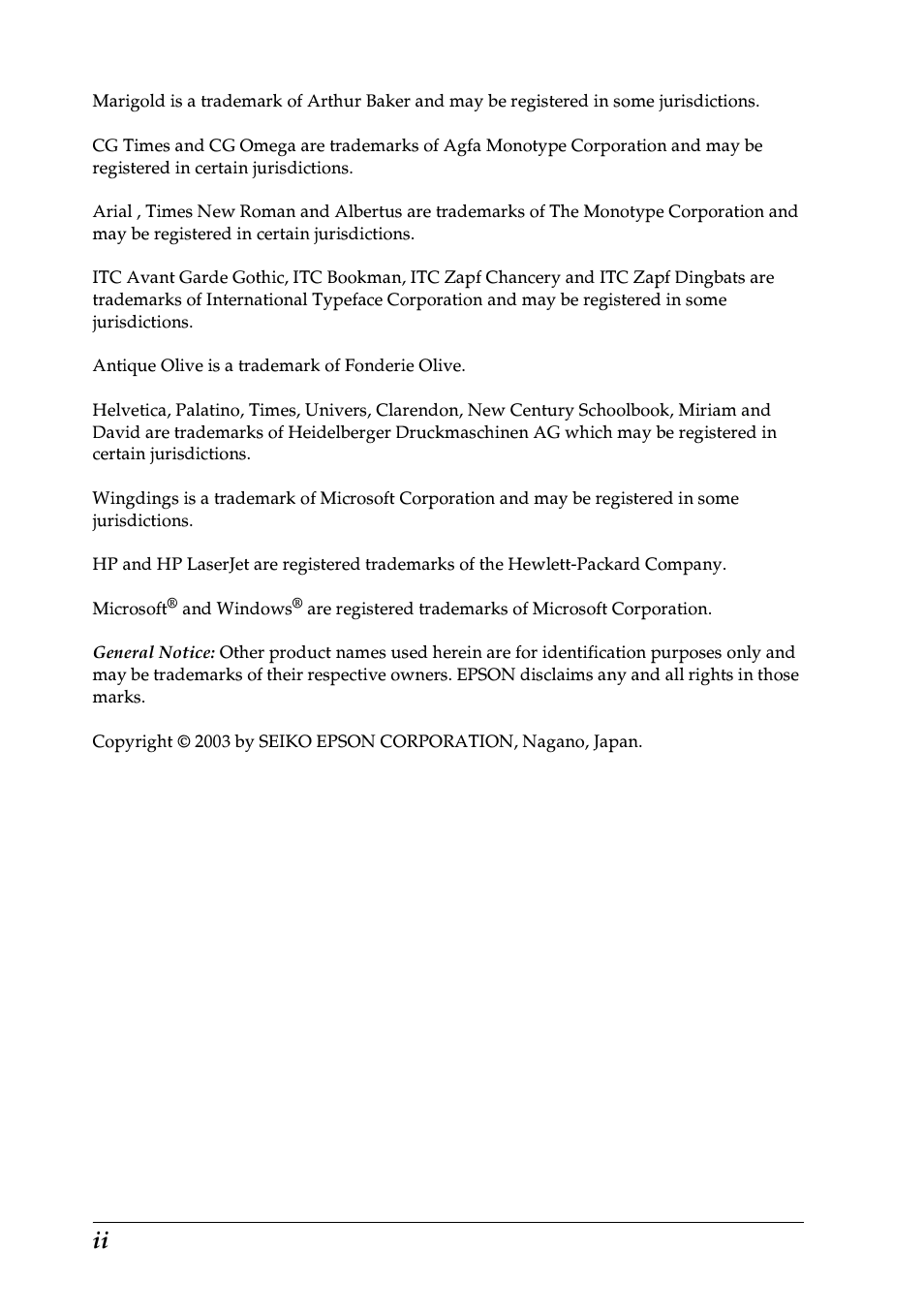 Epson EPL-N7000 User Manual | Page 3 / 496