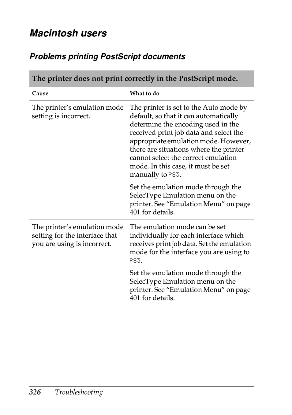 Macintosh users | Epson EPL-N7000 User Manual | Page 337 / 496