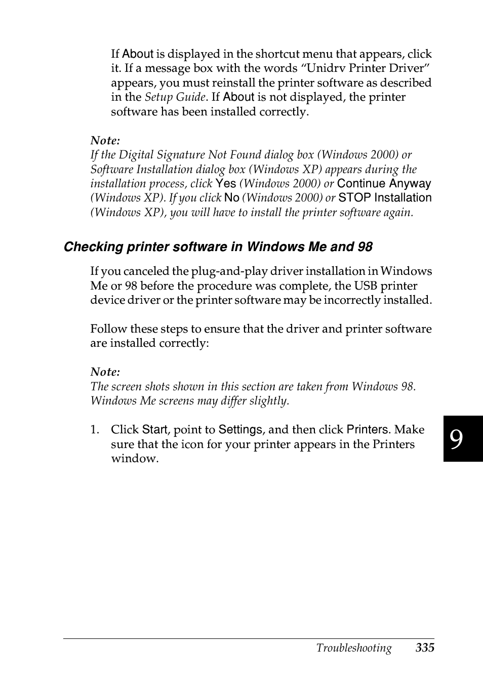 Epson EPL-N7000 User Manual | Page 346 / 496