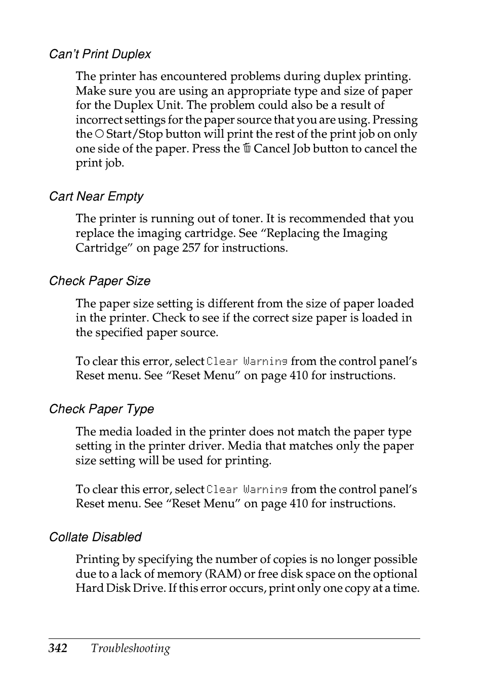 Epson EPL-N7000 User Manual | Page 353 / 496