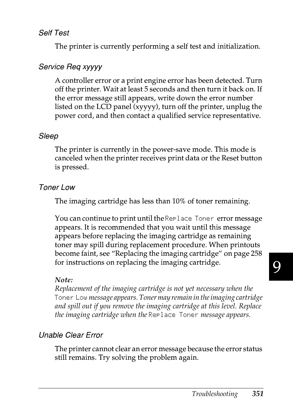Epson EPL-N7000 User Manual | Page 362 / 496