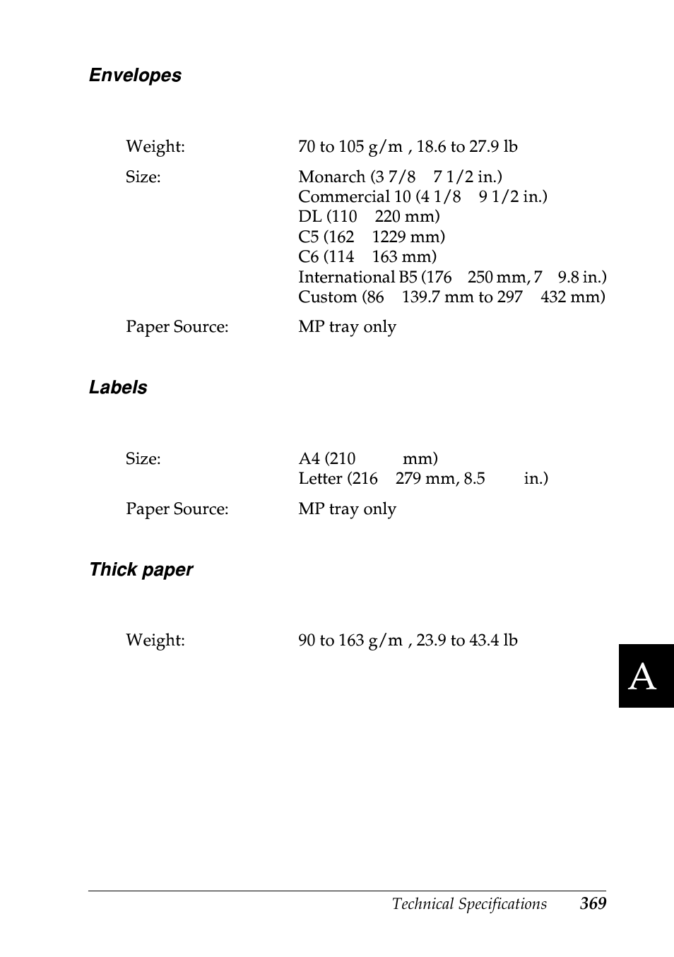 Epson EPL-N7000 User Manual | Page 380 / 496