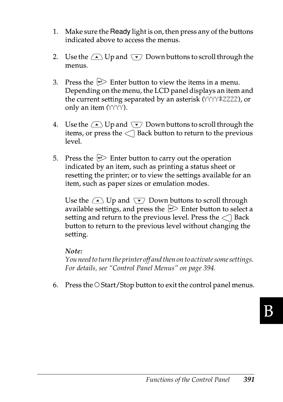 Epson EPL-N7000 User Manual | Page 402 / 496