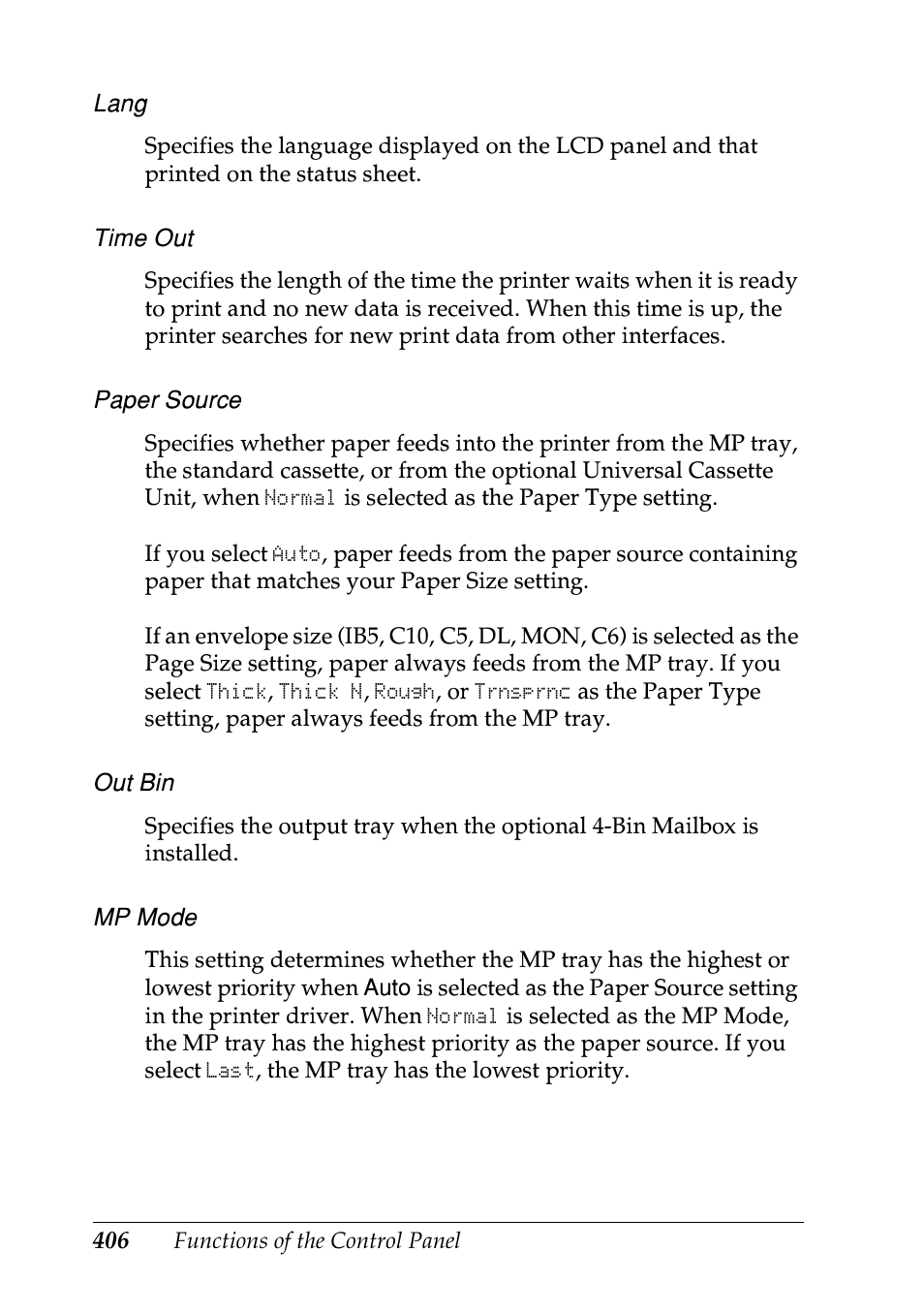 Epson EPL-N7000 User Manual | Page 417 / 496