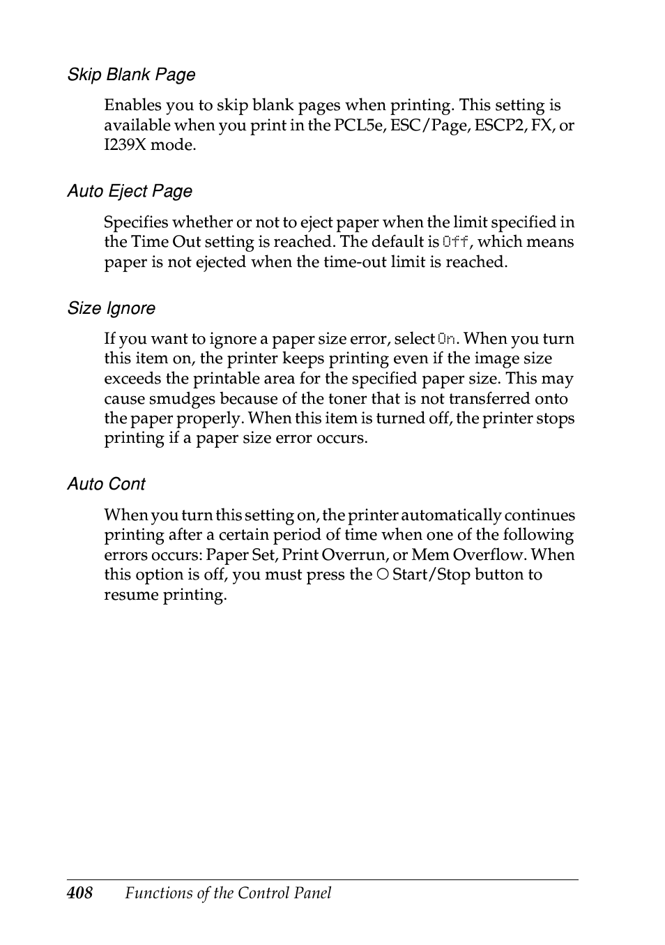 Epson EPL-N7000 User Manual | Page 419 / 496