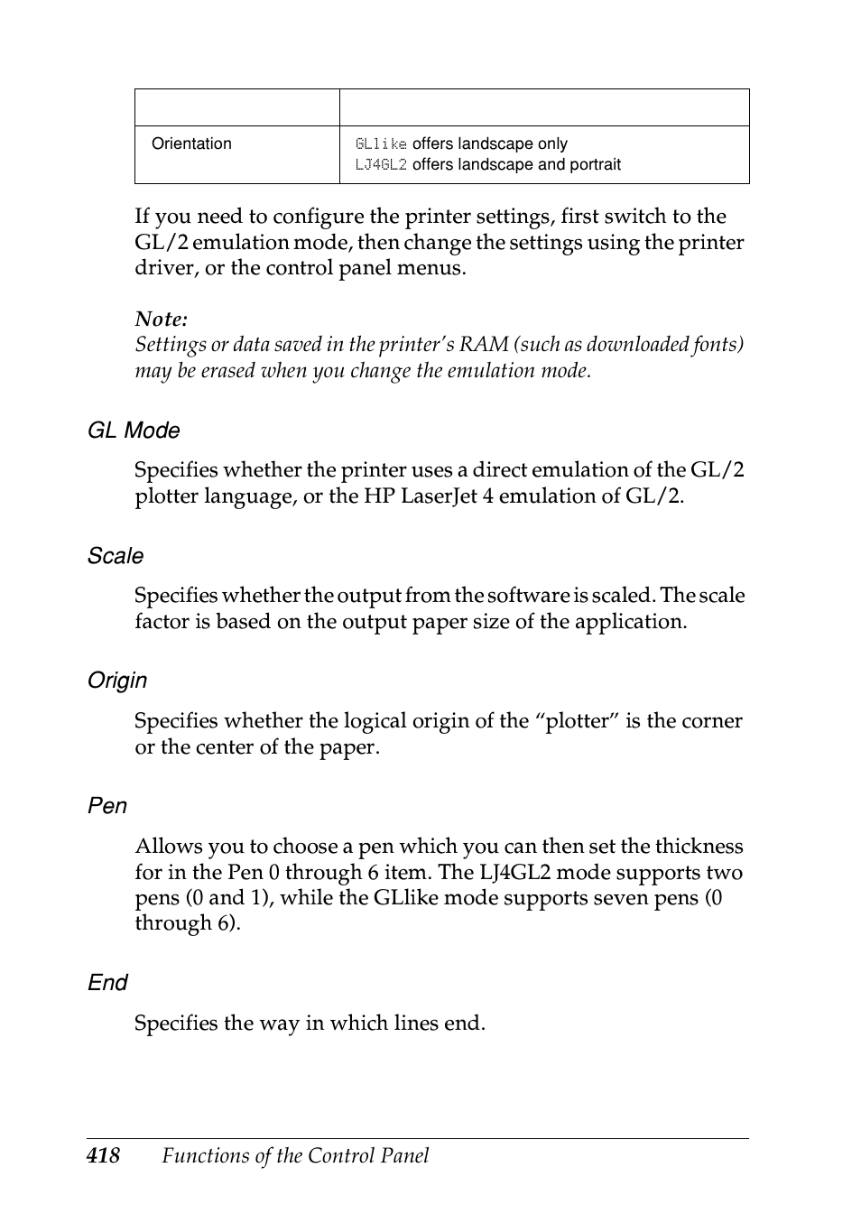 Epson EPL-N7000 User Manual | Page 429 / 496