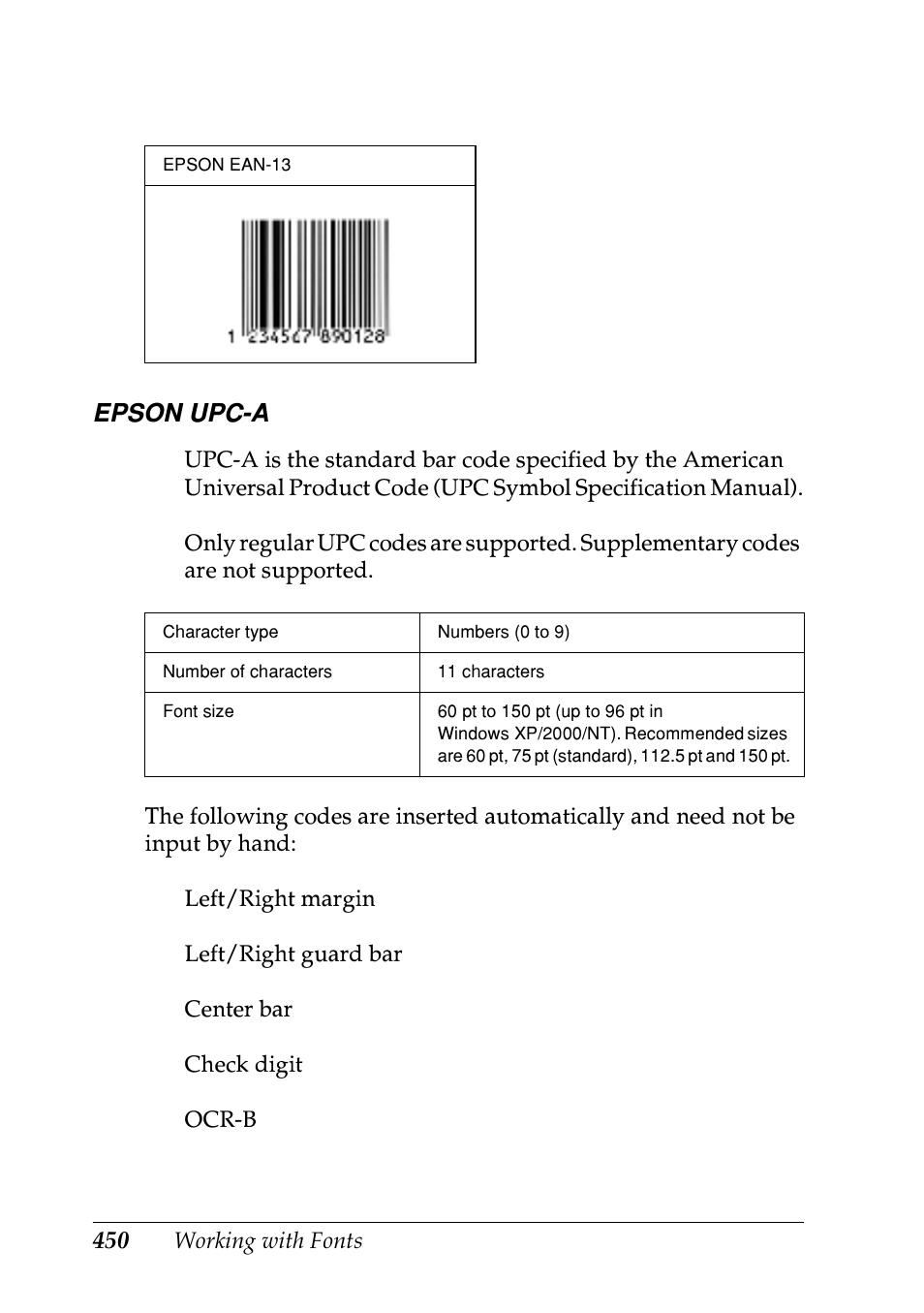 Epson upc-a | Epson EPL-N7000 User Manual | Page 461 / 496