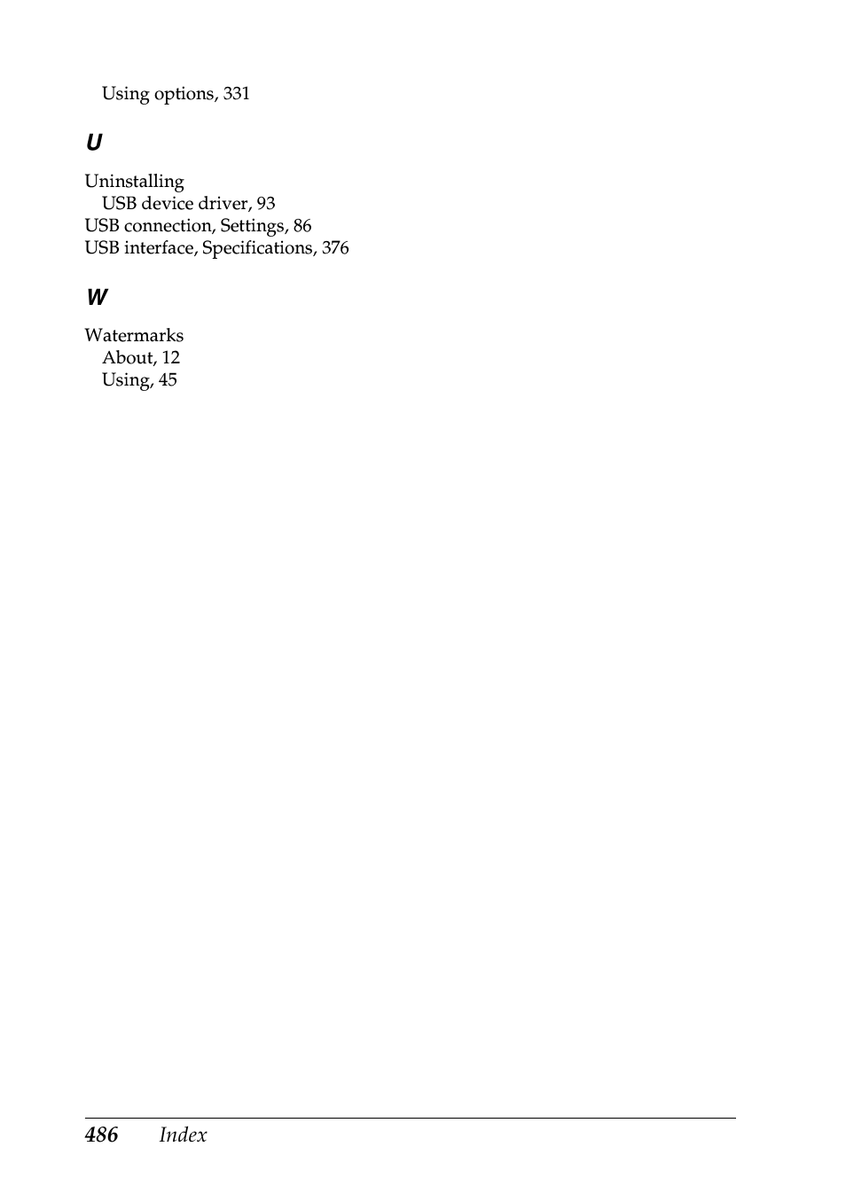 Epson EPL-N7000 User Manual | Page 495 / 496