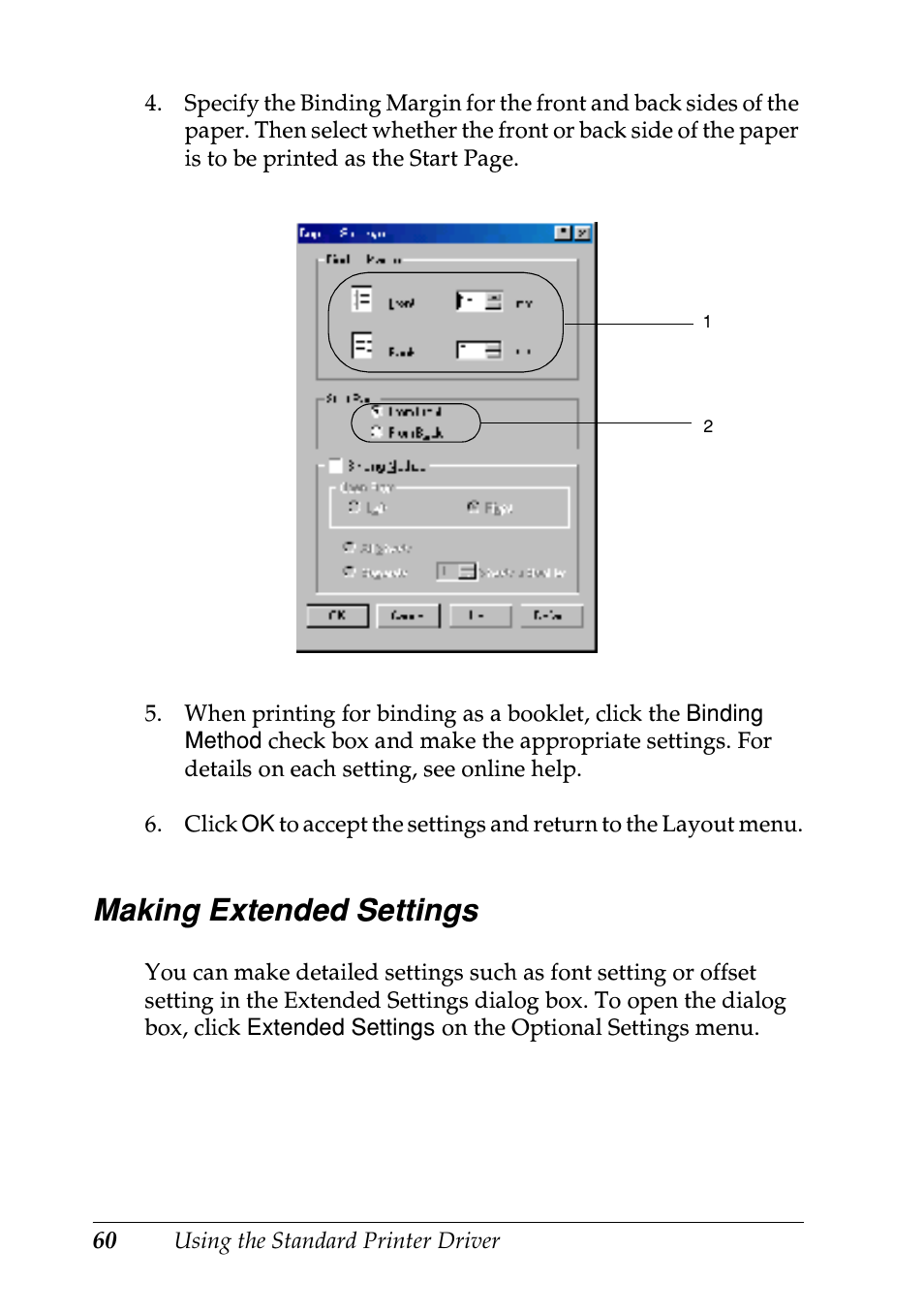 Making extended settings | Epson EPL-N7000 User Manual | Page 71 / 496