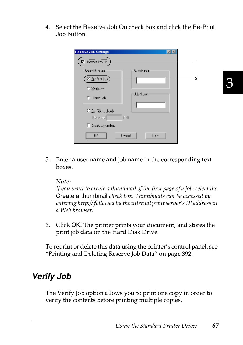 Verify job | Epson EPL-N7000 User Manual | Page 78 / 496