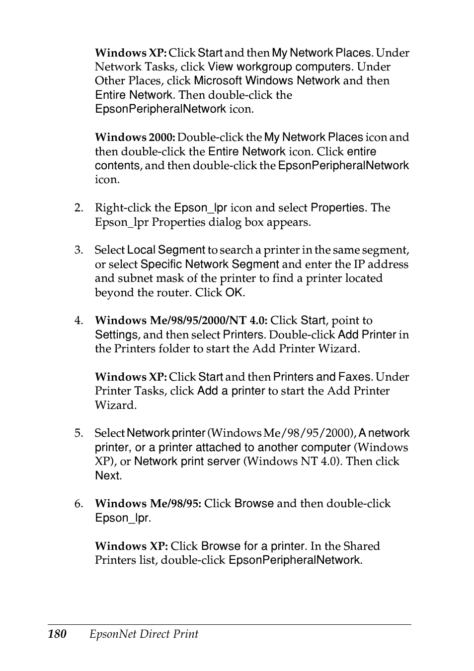 Epson EPL-N7000 User Manual | Page 180 / 274