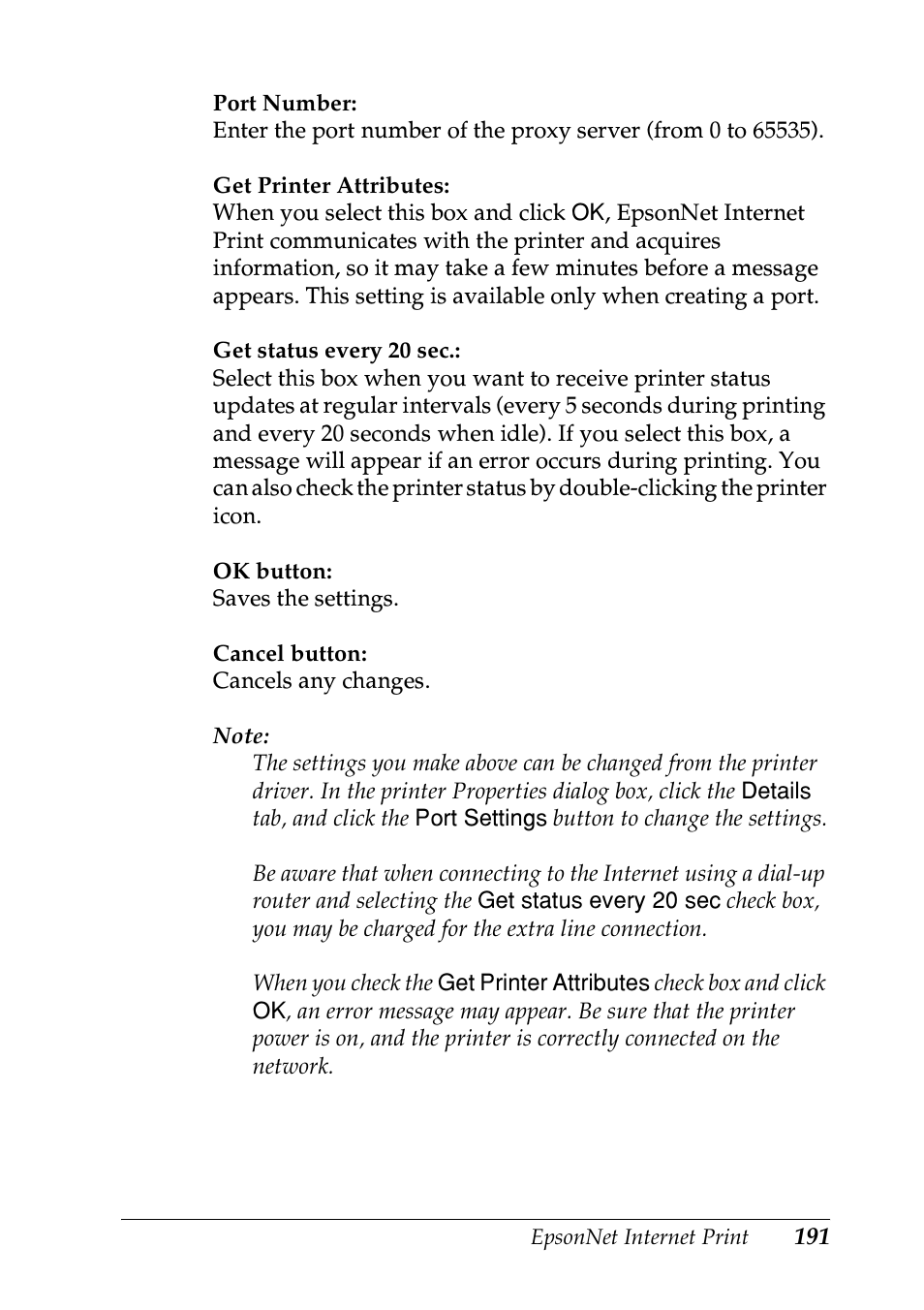 Epson EPL-N7000 User Manual | Page 191 / 274