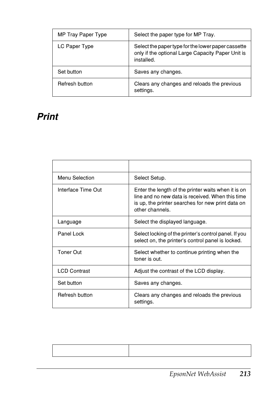 Print | Epson EPL-N7000 User Manual | Page 213 / 274