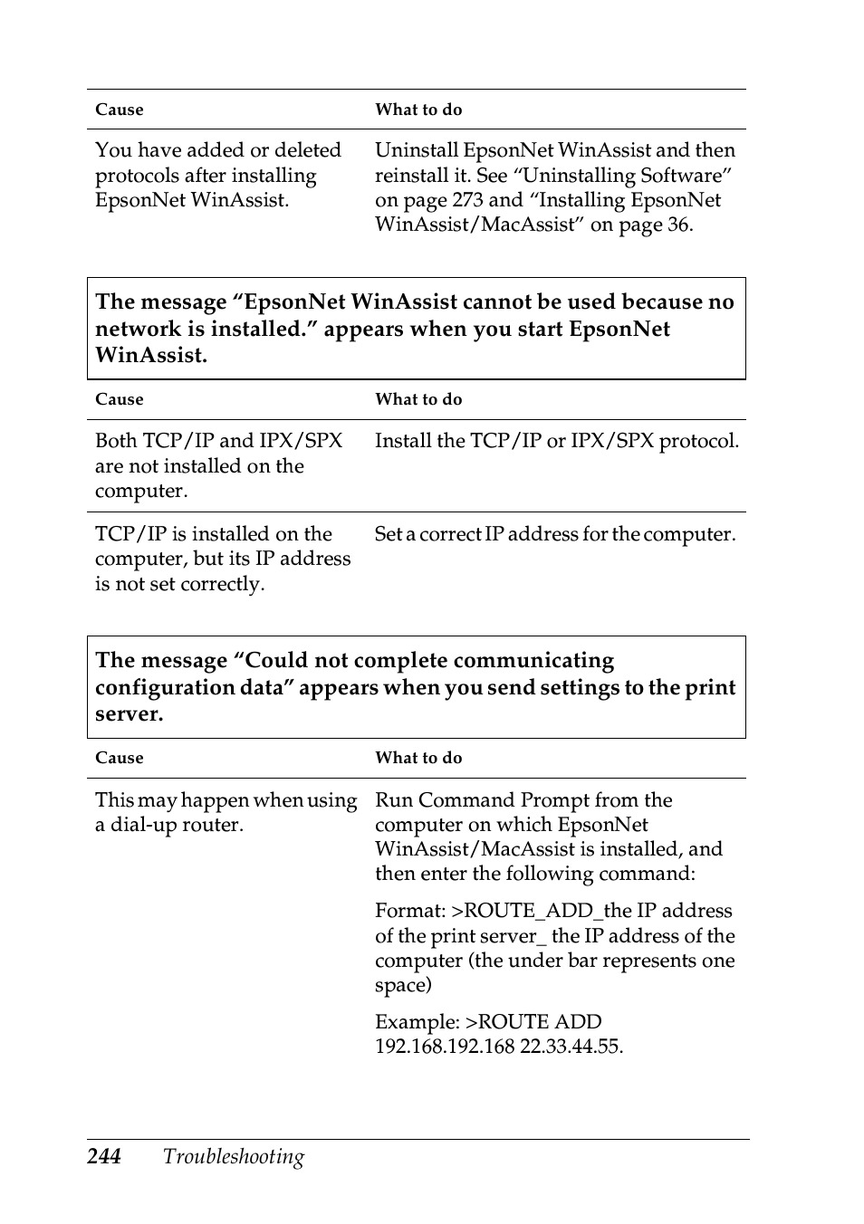 Epson EPL-N7000 User Manual | Page 242 / 274