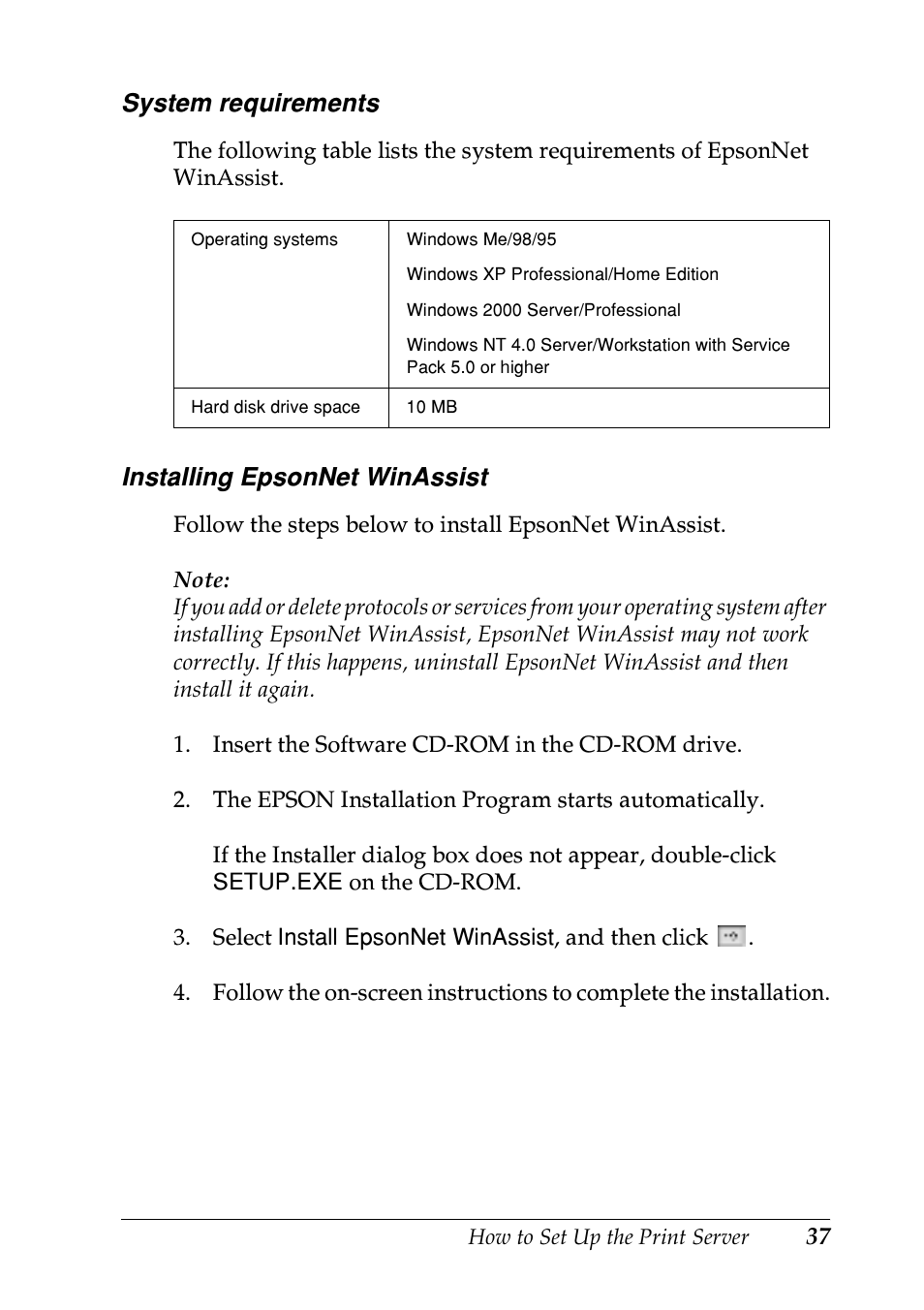 Epson EPL-N7000 User Manual | Page 37 / 274