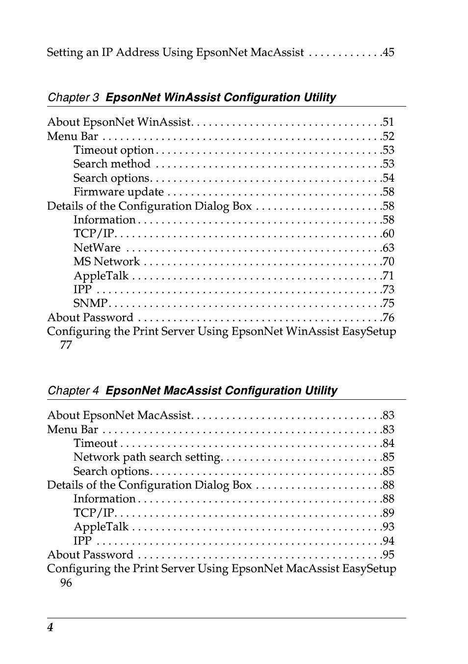 Epson EPL-N7000 User Manual | Page 4 / 274