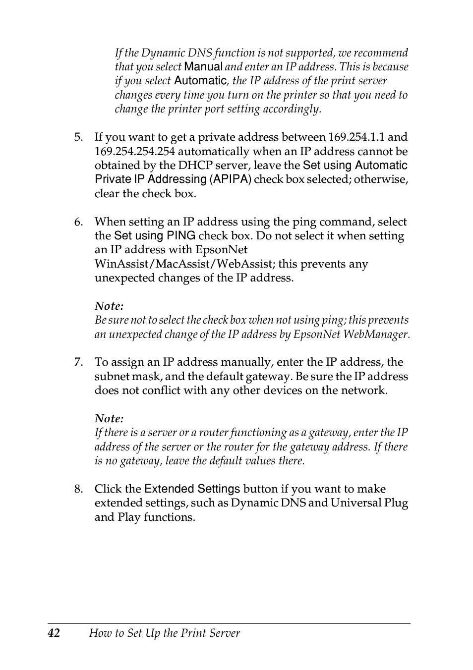 Epson EPL-N7000 User Manual | Page 42 / 274